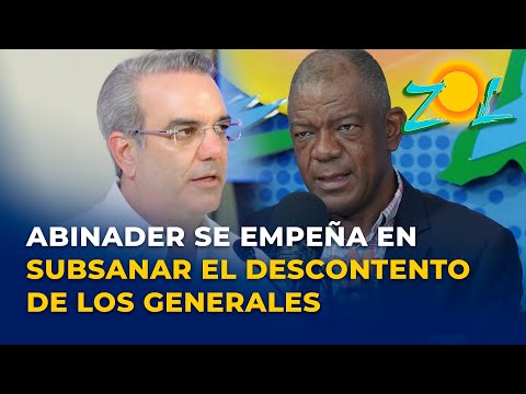 Julio Martínez Pozo: Pdte. Abinader se empeña en subsanar el descontento de los generales retirados