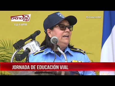Organizan jornada de educación vial para evitar accidentes en Nicaragua