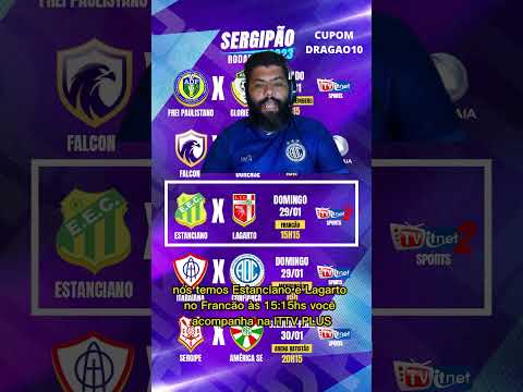 #campeonatosergipano  Rodada 03 com clássico ITABAIANA X CONFIANÇA