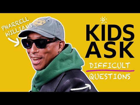 I hear Mickey Mouse when I sing falsetto - Kids Ask with Pharrell
Williams