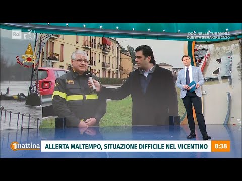 Maltempo al nord Italia - Unomattina -  29/02/2024