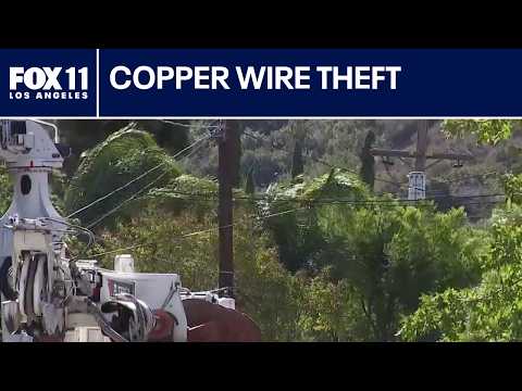 Wire <strong>theft</strong> and high winds leave Foothill neighborhoods without internet
