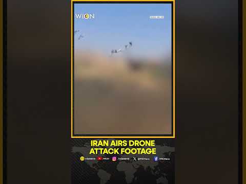 Iran-Israel War: Iran State TV Releases Footage of Drone Launch at Israel | WION Shorts