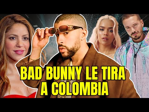 BAD BUNNY LE TIRA a  SHAKIRA, KAROL G y J BALBIN