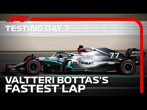 Onboard With Valtteri Bottas For The Fastest Lap Of The First Pre-Season Test