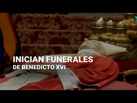 Así despiden al papa emérito Benedicto XVI en El Vaticano