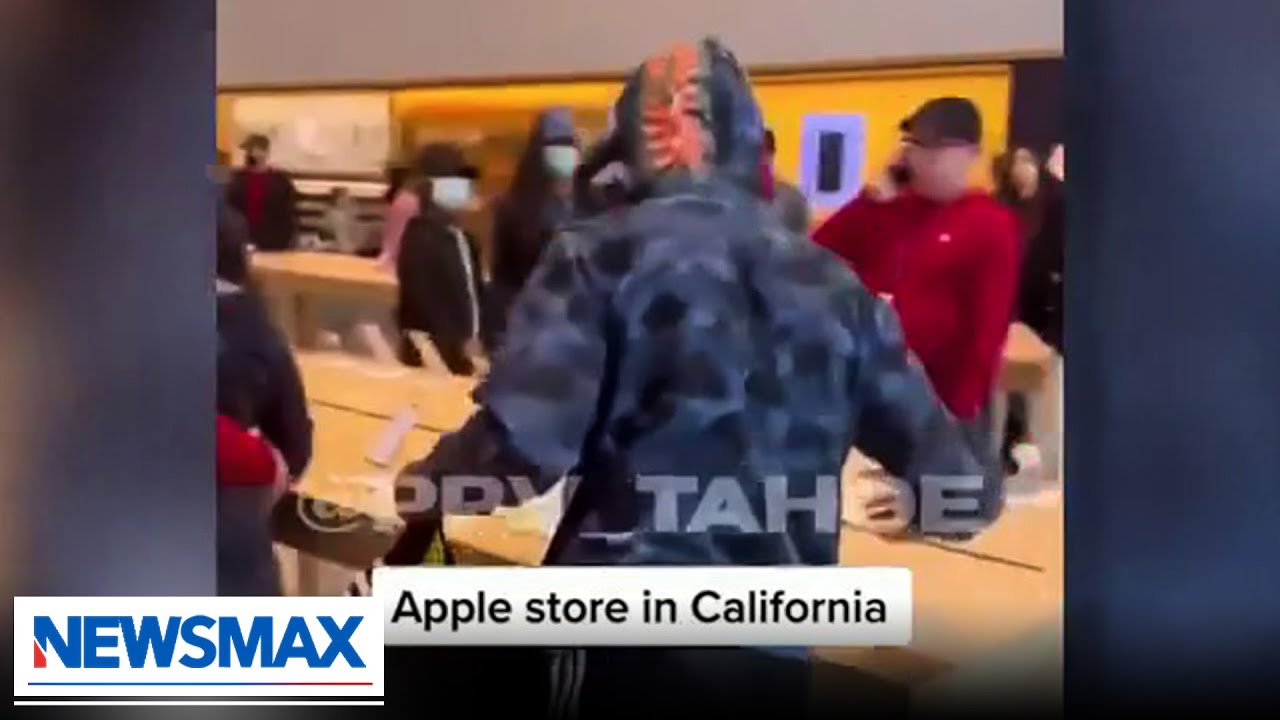 WATCH: Thieves steal $35k of Apple products in California  Rob Schmitt