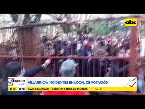 Incidentes en local de votación de Villarrica