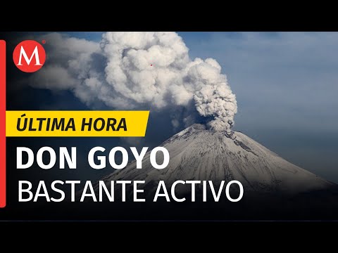 Volcán Popocatépetl tuvo un sismo volcanotectónico y 77 exhalaciones