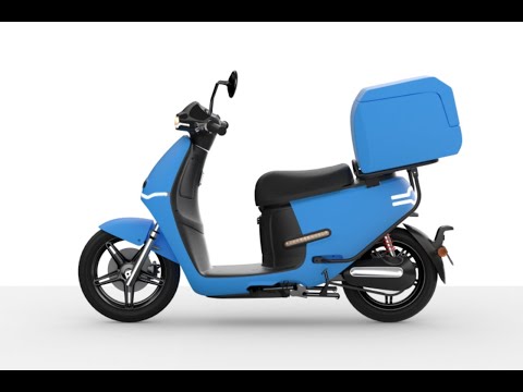 Horwin EK1 DS 2.8kw Electric Delivery Moped Static Review & Comparison to CPx, NQiGTS: Green-Mopeds