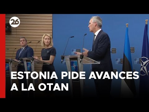 La primera ministra de Estonia pide avances en la adhesión de Ucrania a la OTAN