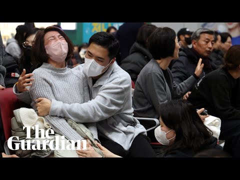 Investigators comb through wreckage of South Korean plane crash as families mourn victims