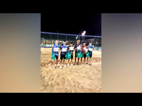Dupla encarnacena brilla en torneo de voley de playa en Asunción
