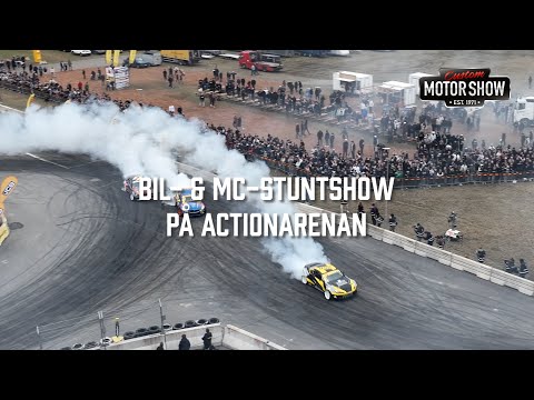 Custom Motor Show 2024: Bil- & mc-stuntshow på actionarenan
