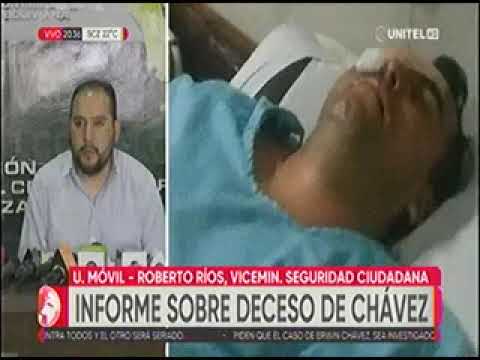 13012023   ROBERTO RIOS   GOBIERNO LAMENTA EL FALLECIMIENTO DE ERWIN CHAVEZ   UNITEL