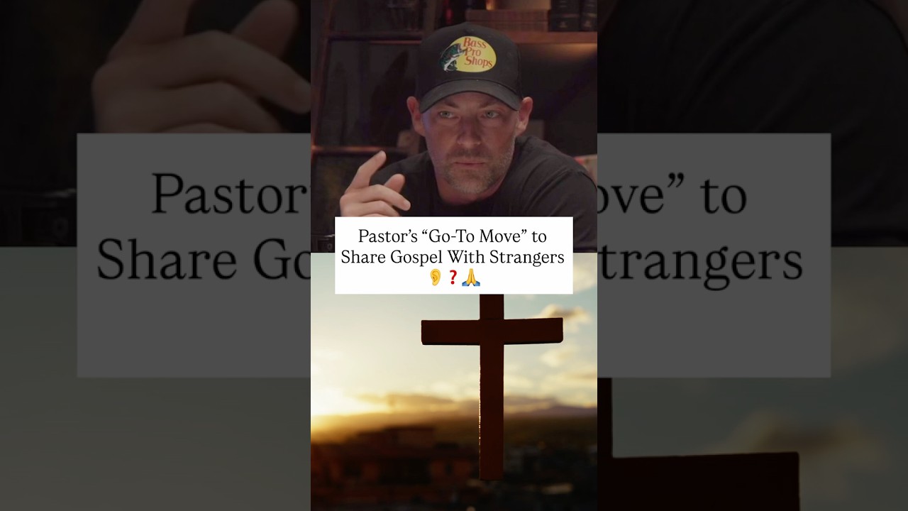 Pastor's "Go-To Move" to Share Gospel With Total Stangers