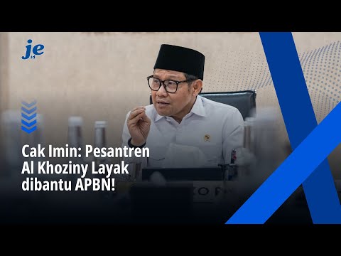 Cak Imin bela Pondok Pesantren Al Khoziny Layak dibantu APBN!