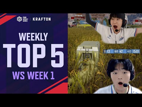 WEEKLY TOP 5 WEEK 1 l 2024 PWS: Phase 2