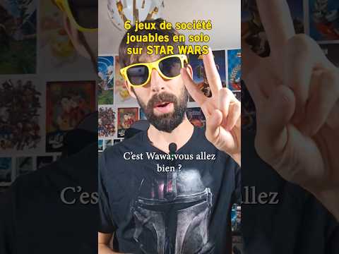 6 jeux de sociétés jouables en solo sur Star wars #jds #jeudesociété #starwars
