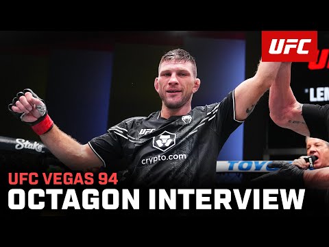 Kurt Holobaugh Octagon Interview | UFC Vegas 94