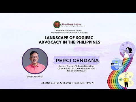 Landscape of SOGIESC advocacy in the Philippines