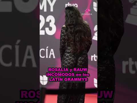 ROSALIA Y RAUW ALEJANDRO SE REENCUENTRAN EN LOS LATIN GRAMMY #rosalia #rauwalejandro #shorts