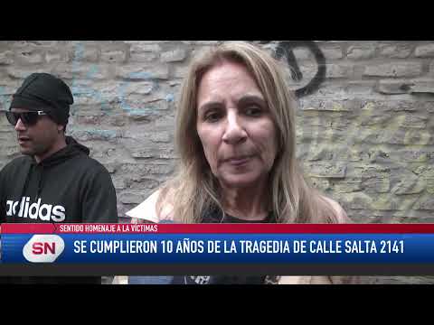 Salta 2141 10 años de la tragedia. Sentido homenaje a las víctimas.