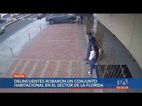 Delincuentes ingresaron y robaron una vivienda en La Florida, norte de Quito