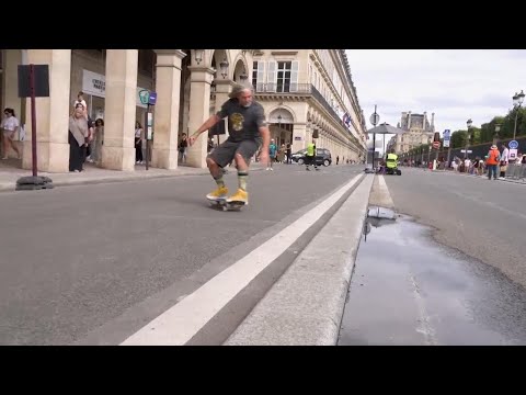 Old-time skateboarder rolls into the Olympics