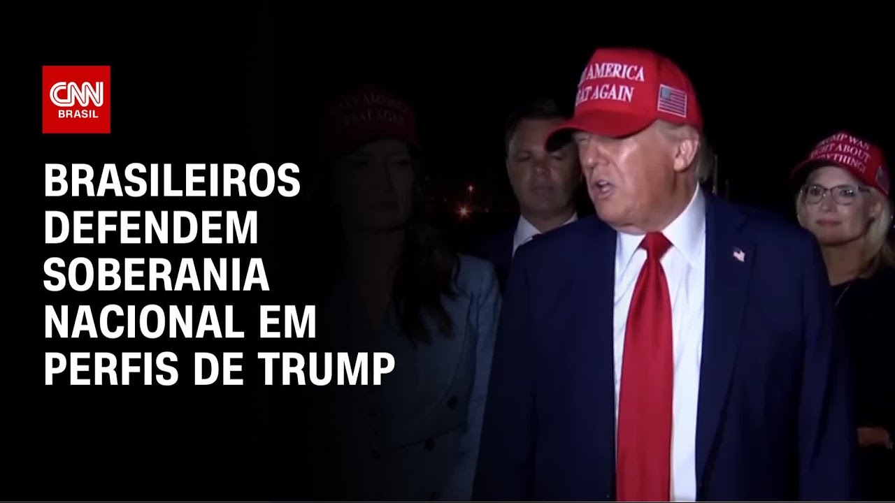 Brasileiros inundam redes de Trump e defendem soberania nacional | CNN PRIME TIME