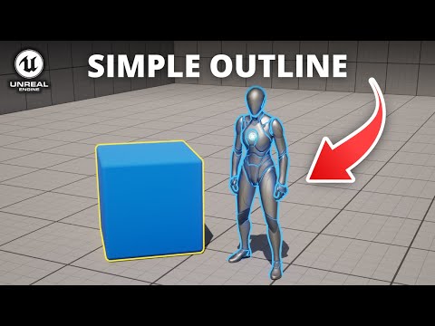 How to Make a Simple Outline Material in Unreal Engine 5 (In 3 Mins!)