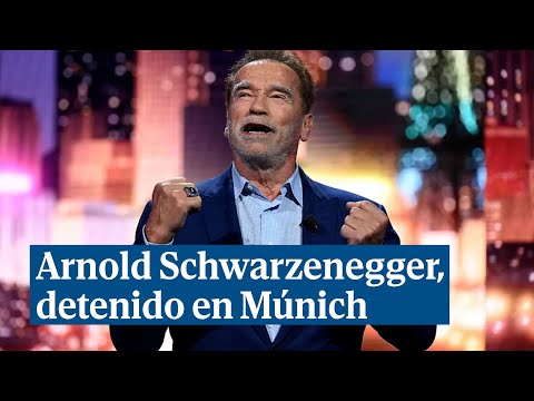 Arnold Schwarzenegger, detenido en el aeropuerto de Múnich