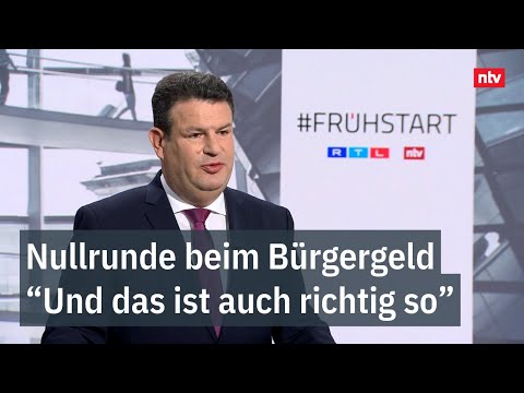 Arbeitsminister Heil verkündet Nullrunde beim Bürgergeld - 
