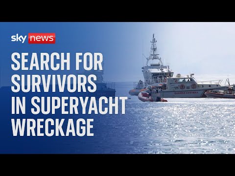 BREAKING: Two bodies found after superyacht sinking