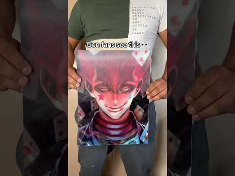Anime fans pls no hate #anime #animefan #poster #lenticular #hunterxhunter #gon#killua #hisoka #hxh