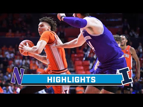 Northwestern At Illinois | Highlights | Big Ten Men's Basketball | Jan ...