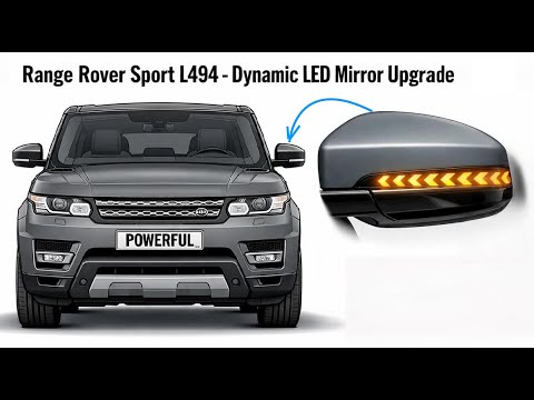 Fitting dynamic sweeping Indicators to our project Range Rover sport L494 Supercharged / SVR