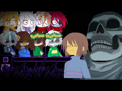 (🇧🇷🇺🇸🇲🇽) Undertale react to ¿Por qué saltaste?