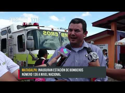 San Isidro, Matagalpa ya cuenta con su estación de bomberos - Nicaragua