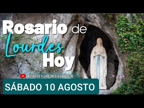 ? ROSARIO DE LOURDES HOY SÁBADO 10 DE AGOSTO 2024. MISTERIOS GOZOSOS ?