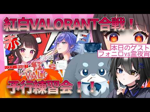 【#valorant 】紅白VALORANT合戦!!予行練習会!!みんな流れを覚えよう!!【#これみてさくたろう/#参加型 】