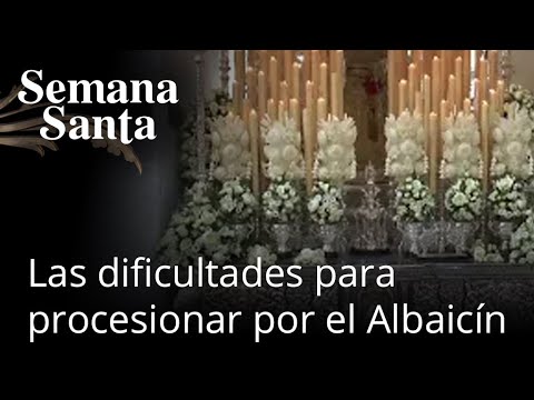 Andalucía en Semana Santa | La Virgen de la Aurora por la calle Grifos el Jueves Santo granadino