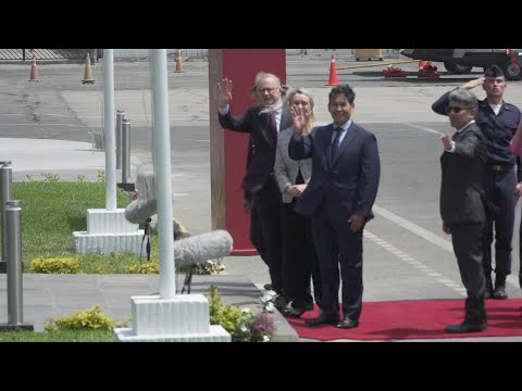 Australian PM Anthony Albanese lands in Lima | AFP