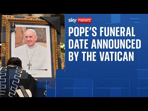 Date of pope's funeral released by meeting of cardinals at the Vatican