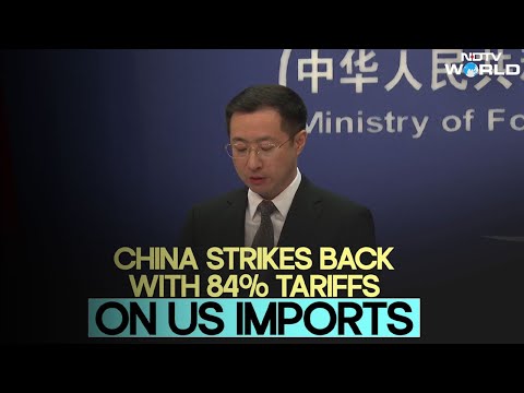 China Strikes Back With 84% Tariffs On US Imports | Trade War Escalates
