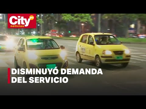 Taxistas atraviesan difícil panorama laboral en Bogotá | CityTv