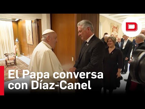 El Papa Francisco recibe a Díaz-Canel en el Vaticano