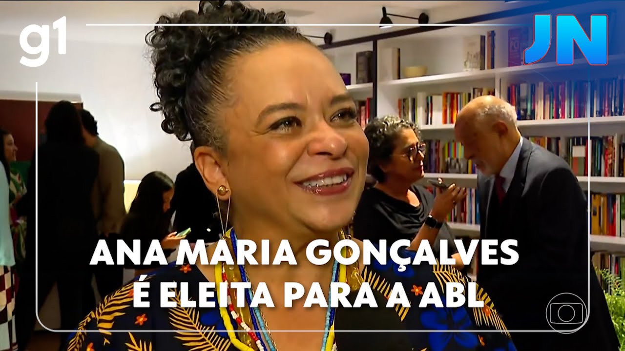 JN Escritora Ana Maria Gonçalves é eleita para a Academia Brasileira de Letras