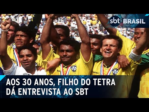 30 anos do tetra: filho de Bebeto comenta comemoração que marcou a conquista | SBT Brasil (17/07/24)