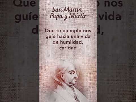Oración a San Martín Papa y Martir #SantoDelDía  #TeleVID #Shorts